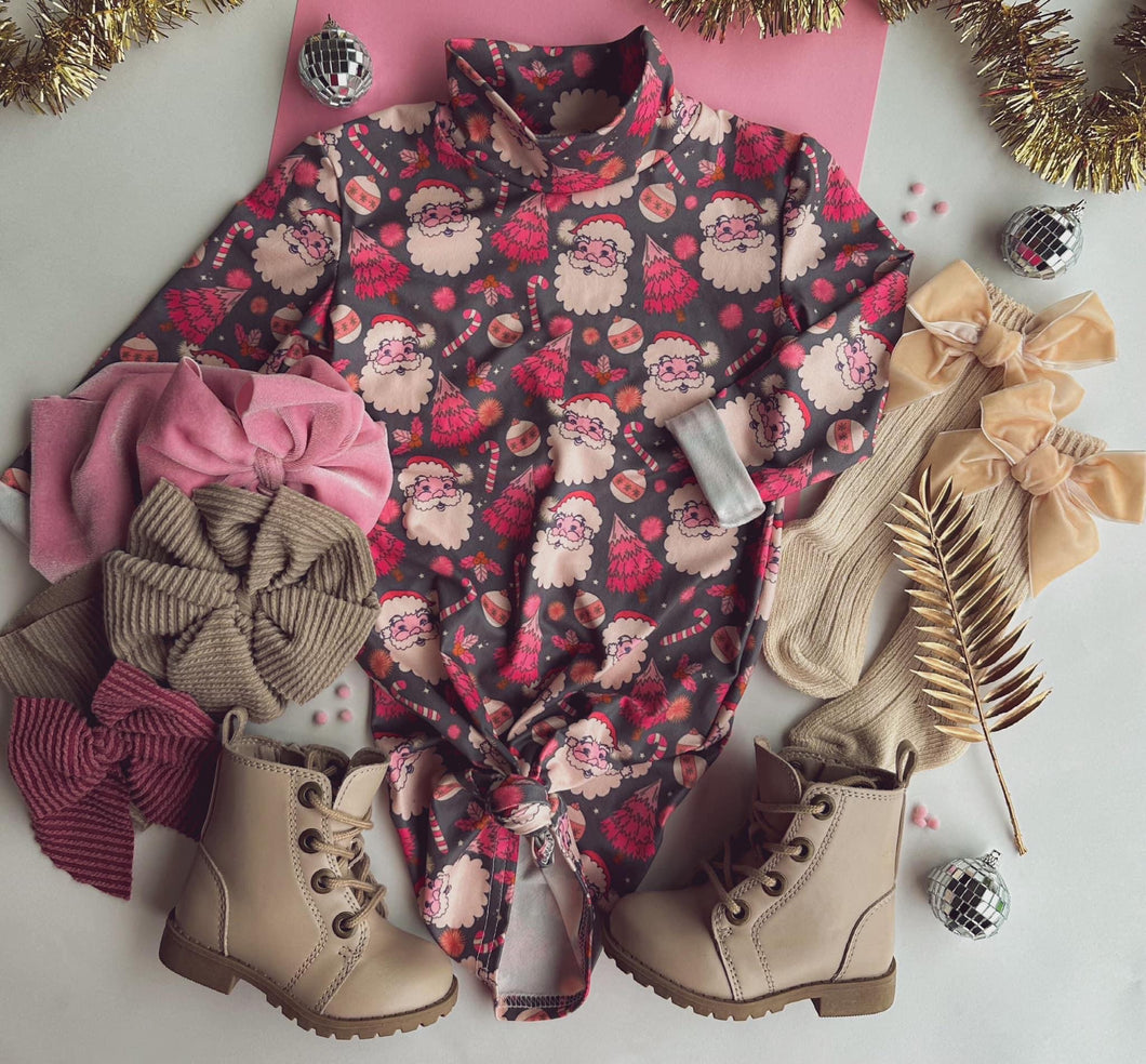 Santa Girls T-Shirt Dress