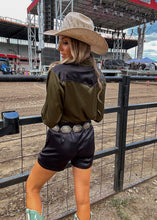 Retro Agave Western Button Down