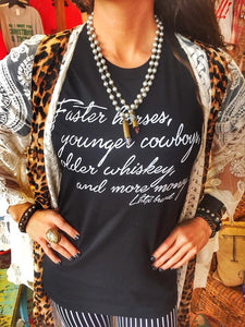 Faster Horses Tee