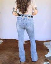 Distressed Denim Flare