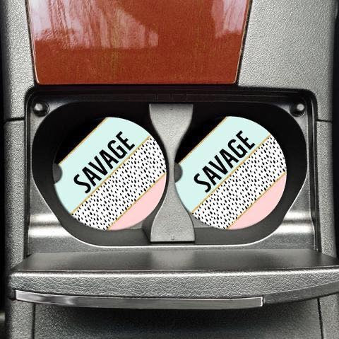 Savage Car Coasters