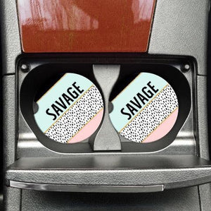 Savage Car Coasters