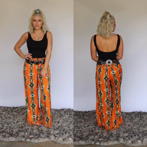 Aztec Chiffon Pants