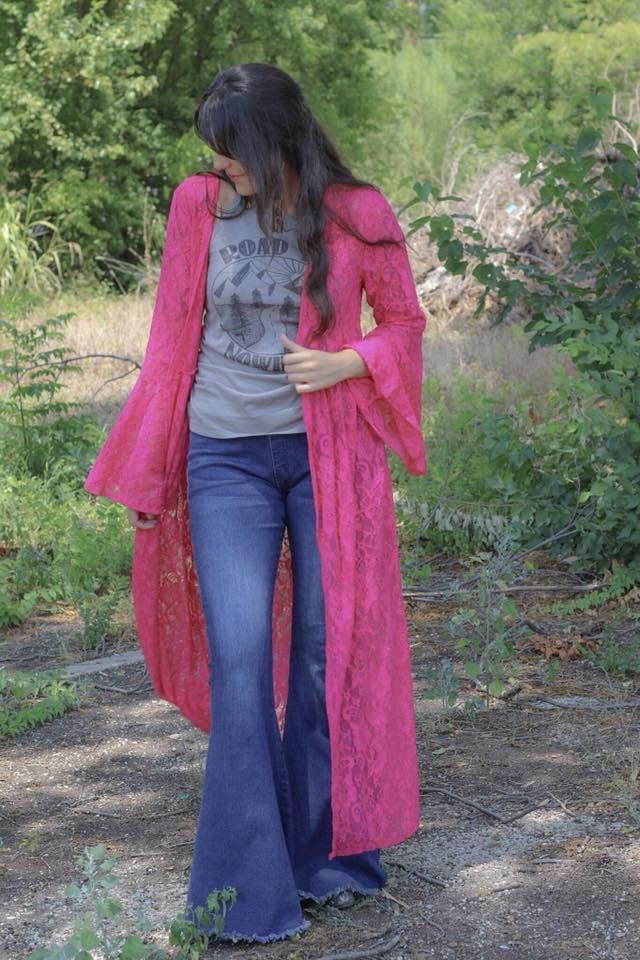 Belle Hot Pink Duster